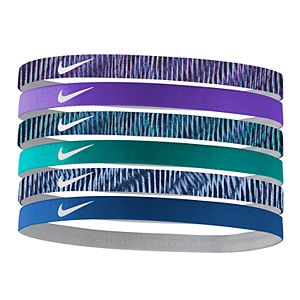 Nike 6-pk. Solid & Striped Headband Set