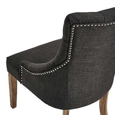 HomeVance Tristania Tufted Accent Chair 2-piece Set