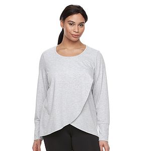 Plus Size Tek Gear® Tulip-Hem Sweatshirt