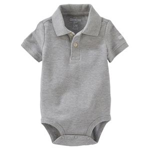 Baby Boy Carter's Pique Polo Bodysuit