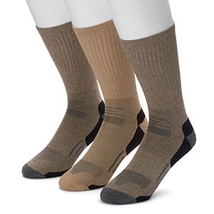 Men's Croft & Barrow® 3-pack True Comfort Crew Socks