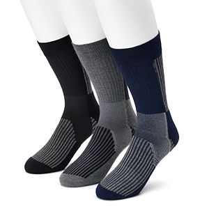 Men's Croft & Barrow® 3-pack True Comfort Crew Socks