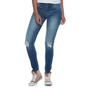 Juniors' Mudd® FLX Stretch Ripped Skinny Jeans