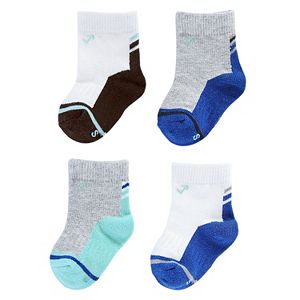 Baby Boy everUP™ 4-pk. Colorblock Crew Socks
