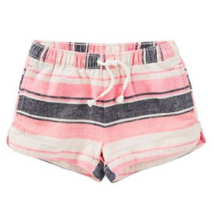 Girls 4-8 OshKosh B'gosh® Striped Linen-Blend Shorts