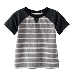 Baby Boy Jumping Beans® Striped Raglan Tee