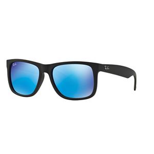 Ray-Ban Justin RB4165 55mm Rectangle Mirror Sunglasses