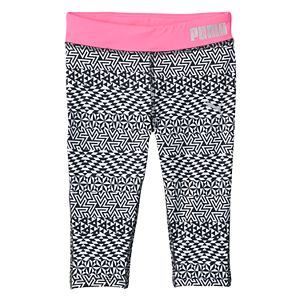 Girls 4-6x PUMA Geometric Capri Leggings