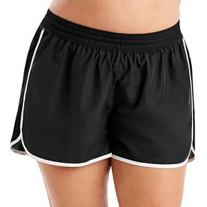 Plus Size Just My Size Mesh Side Running Shorts