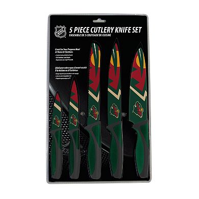 Minnesota Wild 5-Piece Cutlery Knife Set