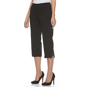 Women's Dana Buchman Lace-Hem Capris