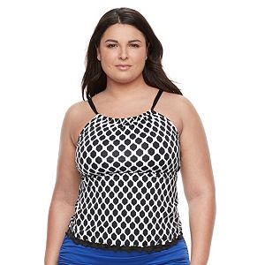 Plus Size Apt. 9® High-Neck Tankini Top