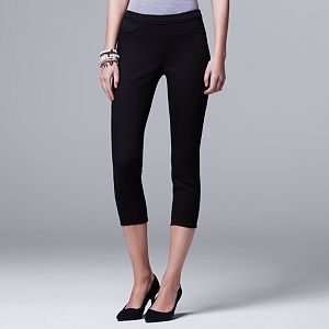 Petite Simply Vera Vera Wang Capri Jeggings