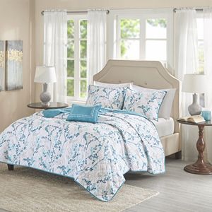 Madison Park Essentials 4-piece Lesley Quilted Coverlet Set