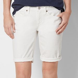 Women's SONOMA Goods for Life™ Cuffed Bermuda Jean Shorts