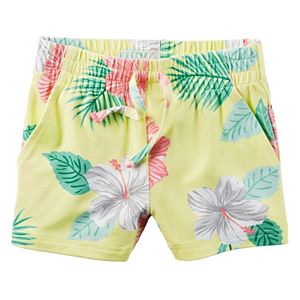 Girls 4-8 Carter's Pull-On Printed Pattern Shorts