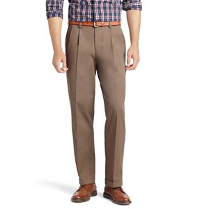 Men's IZOD American Chino Classic-Fit Wrinkle-Free Pleated Pants