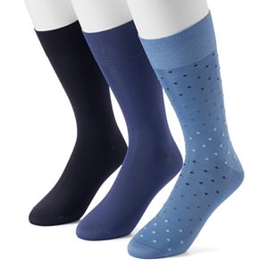 Men's Marc Anthony 3-pack Microfiber Dress Socks
