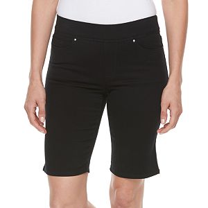 Petite Croft & Barrow® Pull-On Bermuda Shorts