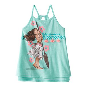 Disney's Moana Girls 4-7 Keyhole High-Low Swing Tank Top by Jumping Beans®