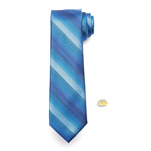 Men's Apt. 9® Patterned Skinny Tie with Pin