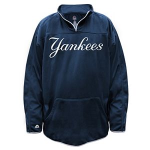 Big & Tall Majestic New York Yankees Birdseye Pullover