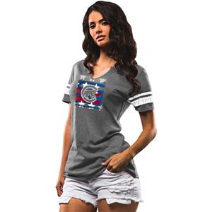 Women's Majestic Chicago Cubs Diamond Play Tee