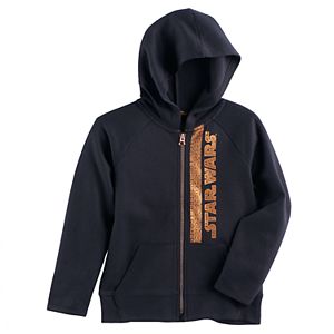 Boys 4-7x Star Wars a Collection for Kohl's Foiled Star Wars Zip Hoodie