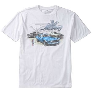 Men's Newport Blue Car Tee