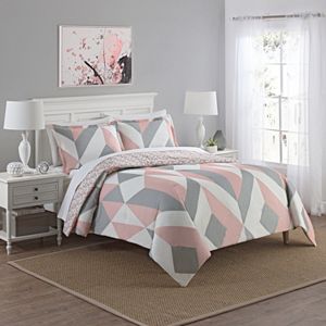 Marble Hill 3-piece Lena Reversible Comforter Set