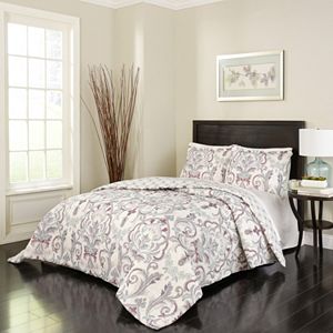 Marble Hill 3-piece Royal Meadow Reversible Comforter Set