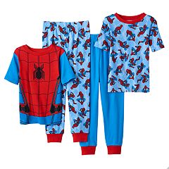 Boys 4-10 Marvel Spider-Man 4-Piece Pajama Set