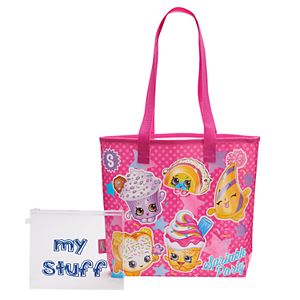Girls Shopkins Clear Back Beach Tote