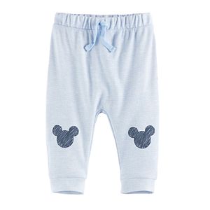 Disney's Mickey Mouse Baby Boy Knee Logo Jogger Pants by Jumping Beans®