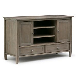 Simpli Home Warm Shaker Media Storage TV Stand