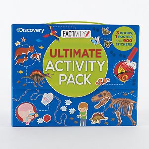 Kohl's Cares® Ultimate Activity Pack Sticker Book & Poster 4-piece Set by Discovery Kids