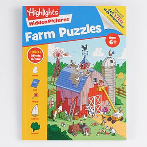 Kohl's Cares® Farm Puzzles Hidden Pictures Book by Highlights