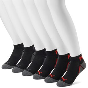 Men's PUMA 6-pack Coolcell Performance Quarter Socks