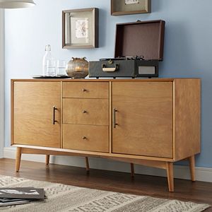 Crosley Furniture Landon Large Storage Console Table