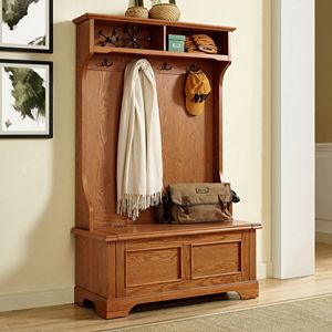 Crosley Furniture Campbell Hall Tree Storage Bench
