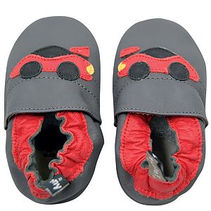 Baby Boy Tommy Tickle Race Car Slip-On Crib Shoes