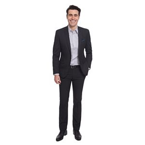 Men's Nick Dunn Modern-Fit Dot Unhemmed Suit