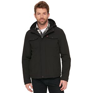 Men's Levi's® Sherpa-Lined Softshell Trucker Jacket