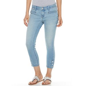 Petite Apt. 9® Embellished Capri Jeans