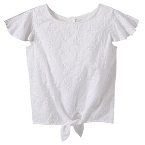 Girls 4-12 SONOMA Goods for Life™ Tie-Front  Top
