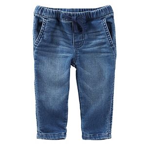 Baby Boy OshKosh B'gosh® Pull-On Knit Denim Pants