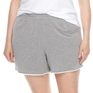 Plus Size SONOMA Goods for Life™ Pajamas: Essential Scallop Hem Shorts
