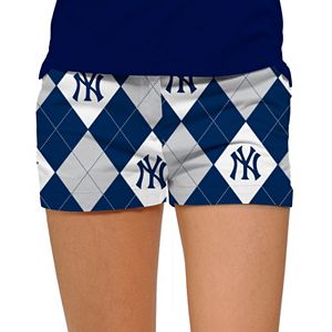 Women's Loudmouth New York Yankees Argyle Shorts