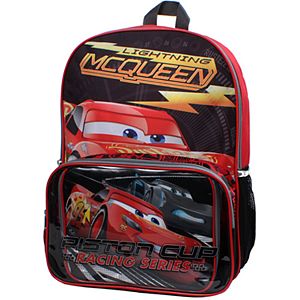 Disney / Pixar Cars Lightning McQueen Backpack & Lunch Bag Set