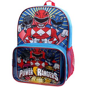 Kids Power Rangers Backpack & Lunch Box Set